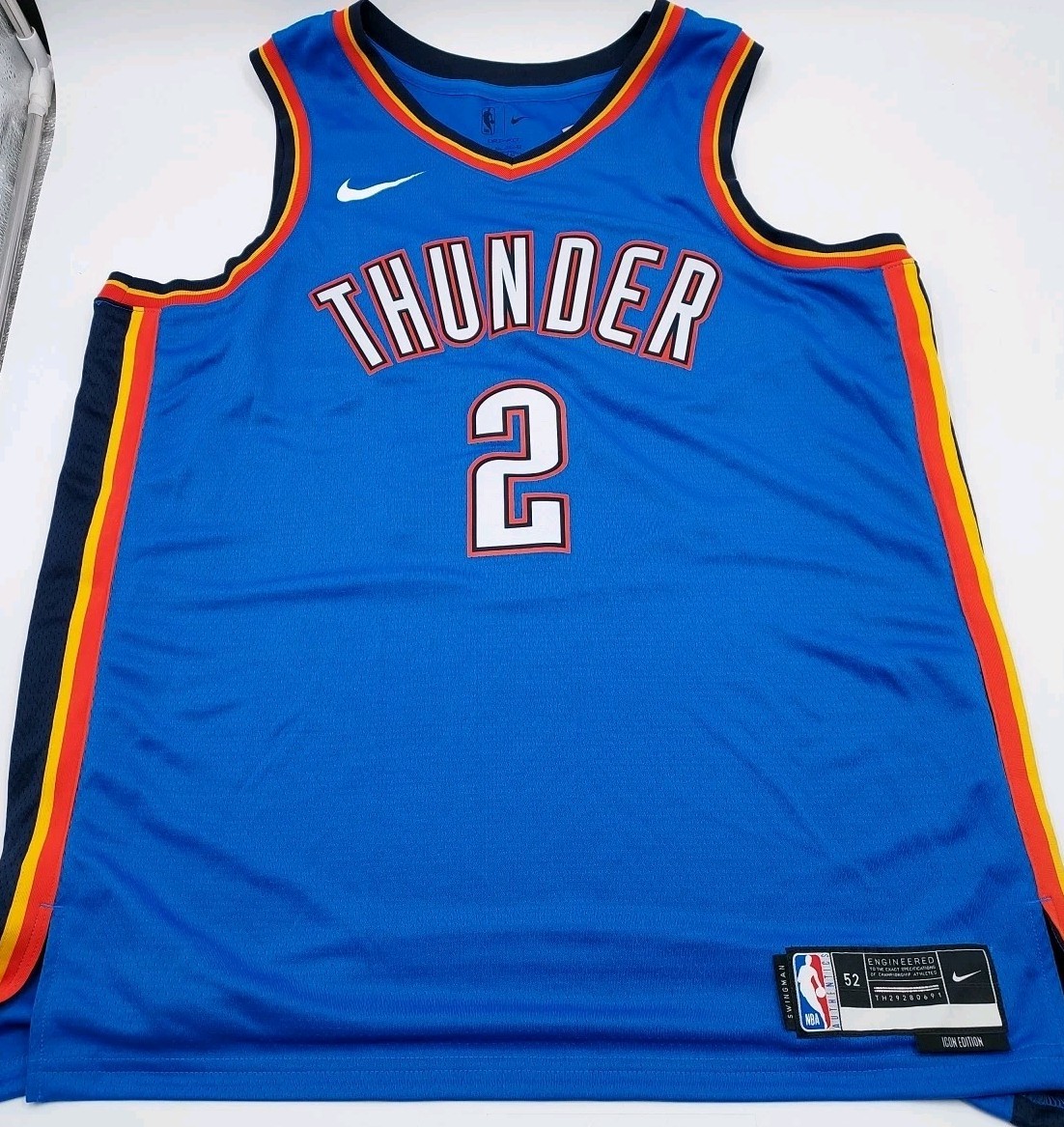 ウェア Nike NBA Thunder Gilgeous-Alexander 2 Nike Men's -#2 Shai Gilgeous Alexander- Oklahoma City Thunder - Sz
