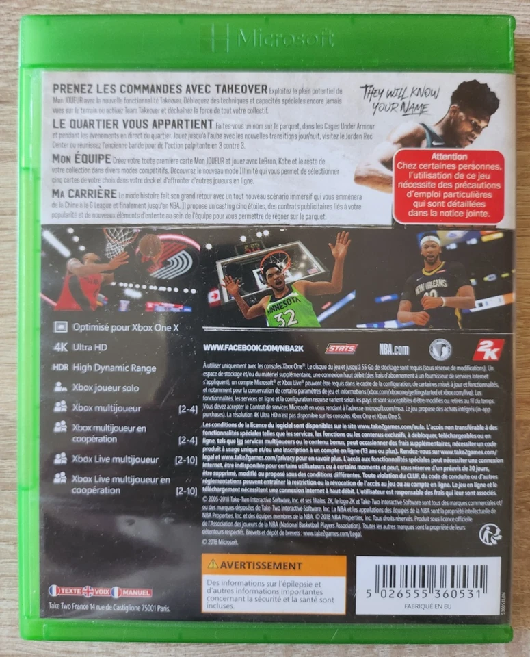 NBA 2K19 - Xbox One, photo 3 sur 3