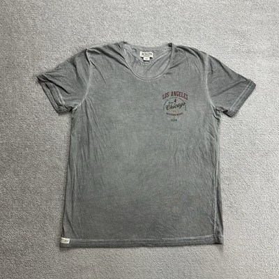 MARLBORO CLASSICS Herren T Shirt Kurzarm L Biker Route 66 Retro Logo 5211 Grau