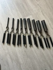 Golden Supreme #9 10 30 Thermal Curling Iron Metal Professional Oven Hot Iron