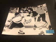 JOHN WENSINK SIGNED 8x10 BOSTON BRUINS PHOTO WHO'S NEXT