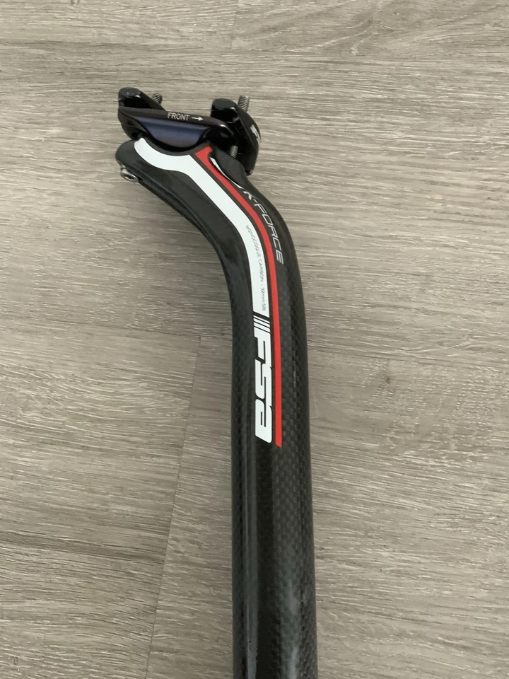 FSA K-FORCE CARBON SEAT POST 31.6 MM x 350 MM TOTAL LENGTH 234 GRAMS - Image 2 of 4