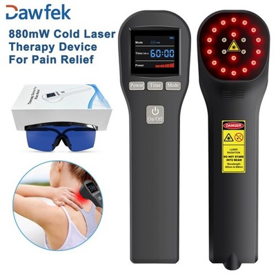 Handheld 880mW Cold Laser Therapy For Arthritis Knee Pain Laser Treatment 