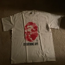 Bape Men's XL Pink Camo T-Shirt.