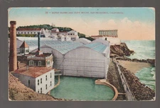 San Francisco CALIFORNIA 1911 SUTRO BATHS Spa Swimming Pool CLIFF HOUSE CA B2