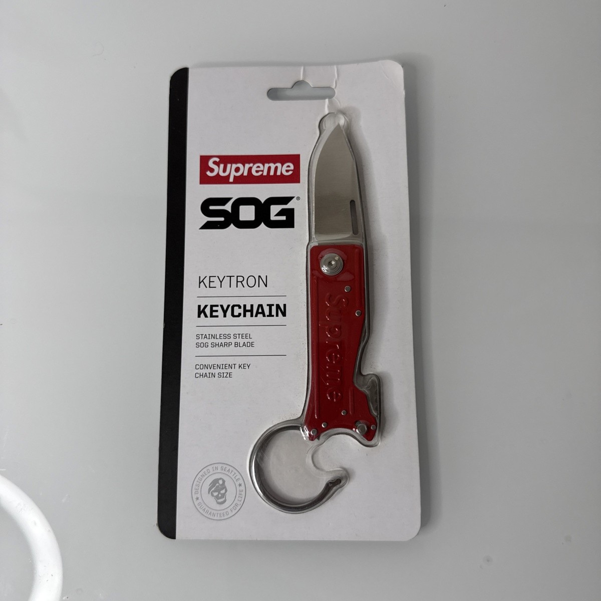 Supreme x Sog Keychain Folding Knife FW18 | eBay