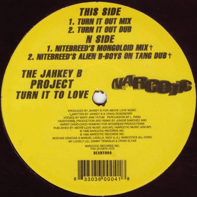 Jahkey B Project - Turn It To Love - USA 12'' Vinyl - 1996 - Narcotic
