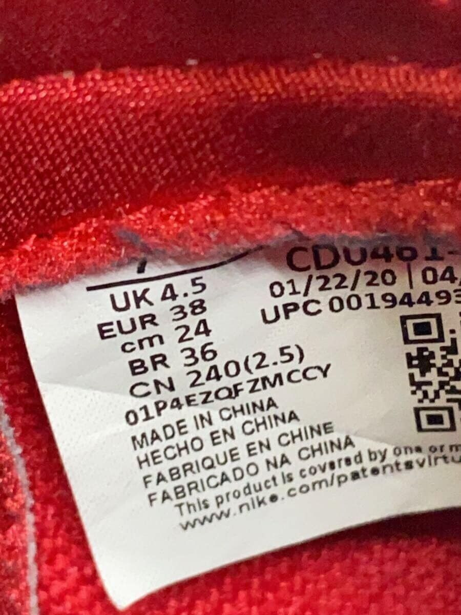 Nike AIR JORDAN 1 RETRO OG High Top Sneakers in Red, Size