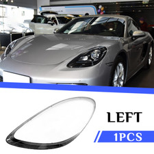 For Porsche 718 Boxster/Cayman 982 2017-2022  Left Headlight Cover Clear Pc+Glue