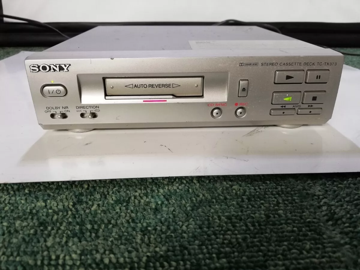 Sony TC-TX373 Stereo Cassette tape Recorder Player Test Completed Used AC100V Sony TC-TX373 Stereo Cassette tape Recorder Player Test Completed Used AC100V
