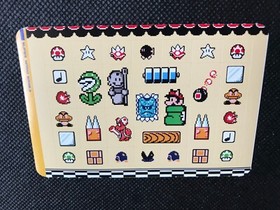 Super Mario Bros 3 Famicom History Book Sealdass Sticker Japanese NINTENDO