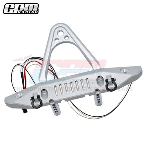GPM Alu Front Bumper With D-Rings (Spiked Design) For SCX6 Jeep Trial Honcho - Picture 3 of 9