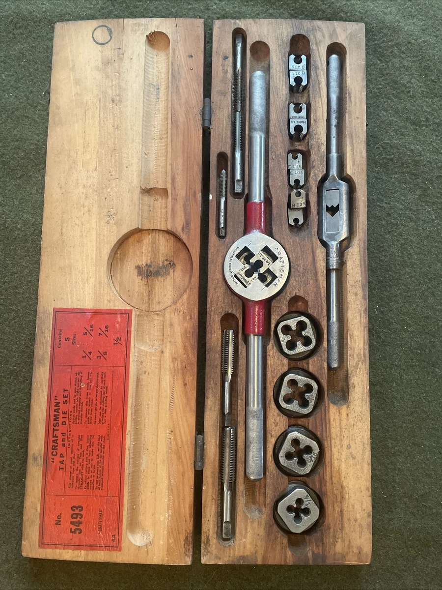 Vintage craftsman tap and die set deals