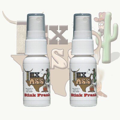 2x TEX ASS von Liquid Ass, praktischer Witz Stinkbombe Spray übler Geruch ekelhaft