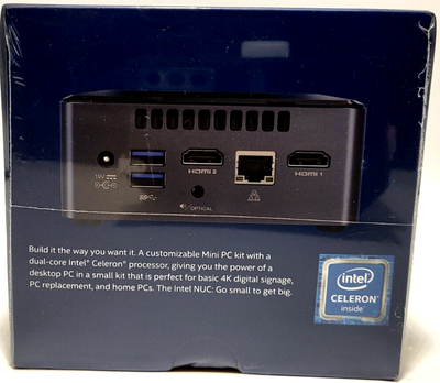 Intel NUC Kit NUC7CJYHN (8GB, Intel Celeron J, 2.0 GHz) All-in-One 