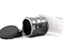 CANON EOS CAMERA MOUNT FOTODIOX 5 PC EXTENSION TUBE SET WITH CAPS/INSTR  (MINT)