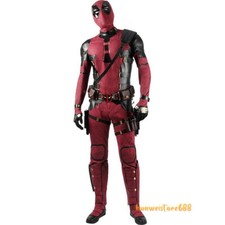 Deadpool Costume Deadpool & Wolverine Wade Wilson Outfit Cosplay Halloween Suit
