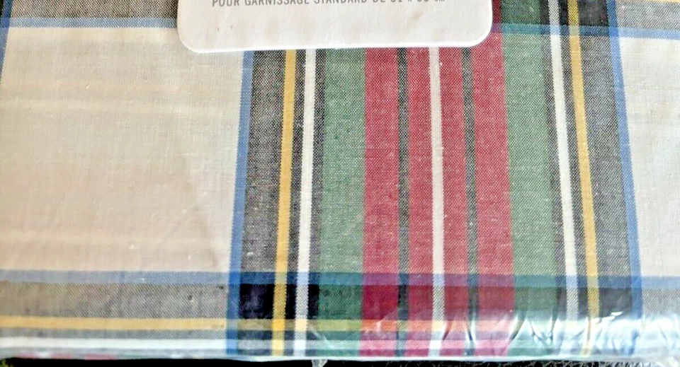 Pottery barn Disney napkin Plaid Stewart set 4 holiday cloth party gift red / - Image 2 of 4