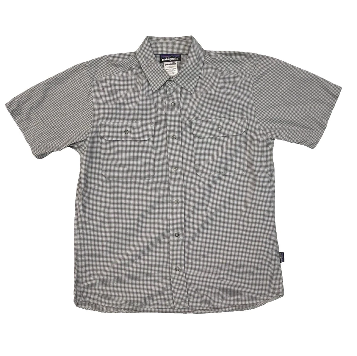 Patagonia Nylon Short Sleeve Casual Button-Down Shirts for Men