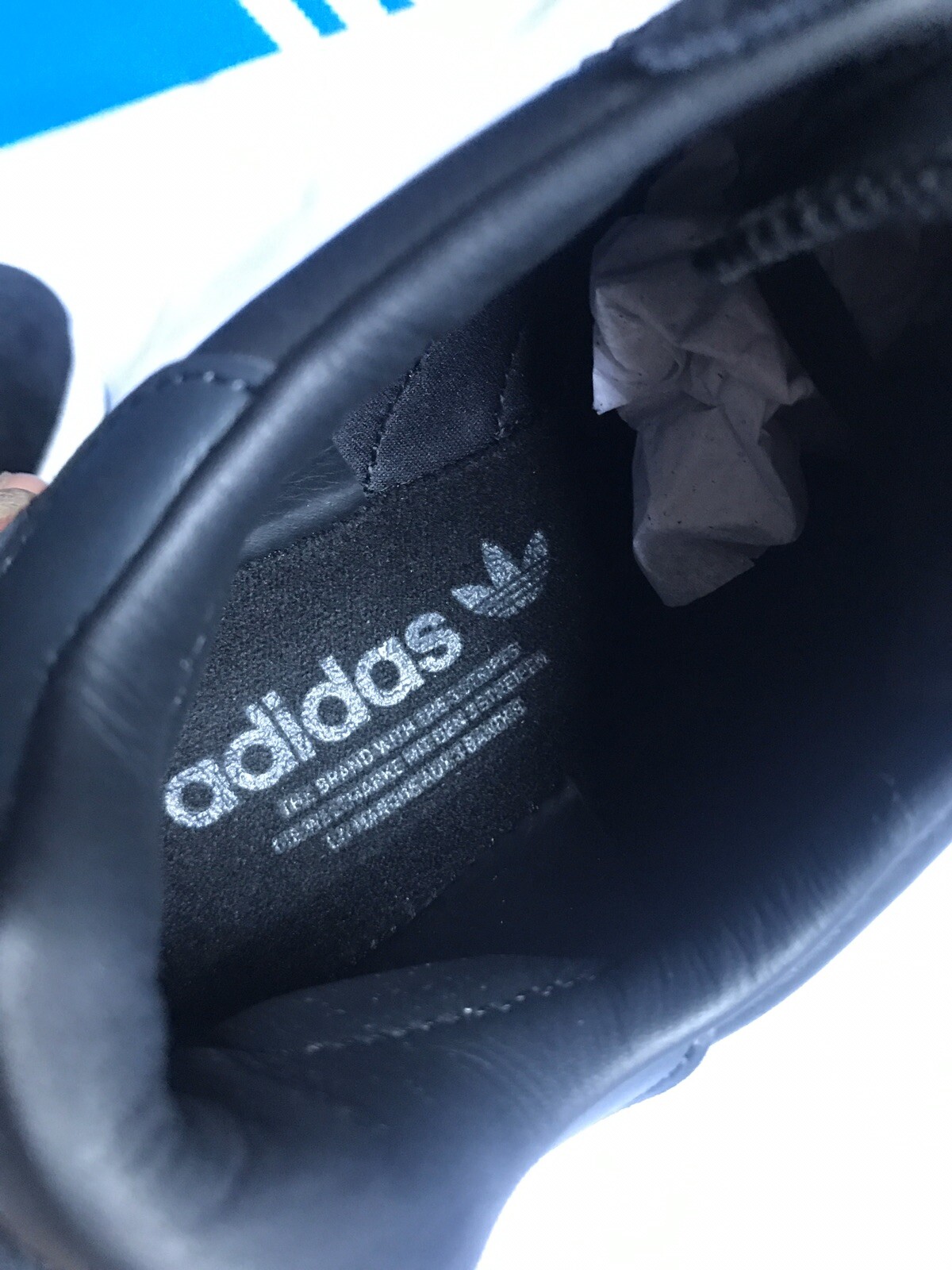 $130 ADIDAS ORIGINALS I-5923 LEATHER SHOES MENS SIZE 5 CASUAL BLACK-WHITE BD7798 image 9