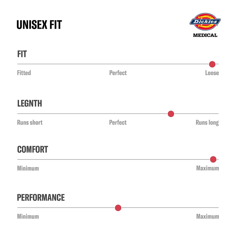 Dickies Men & Women Scrubs Lab Coat 43" Snap Front Plus Size GD360, 5XL, White - Image 3 of 4