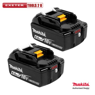 makita　純正　BL1860B 2個セット マキタ BL1860B 純正 バッテリー 18V 6.0Ah 2個 国内 正規品 A