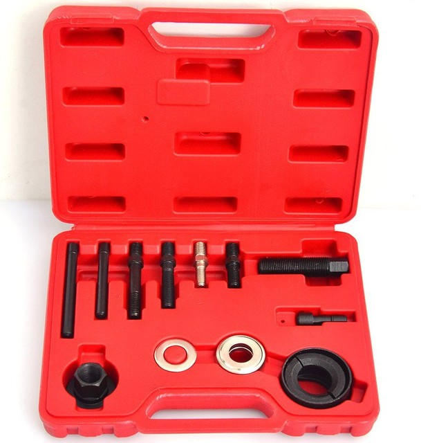 Power Steering Pump Pulley Puller Tool Remove&Install Kits for Ford GM
