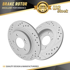 Rear Disc Brake Rotors for Hyundai Elantra GT Veloster Venue Kona Kia Forte Soul