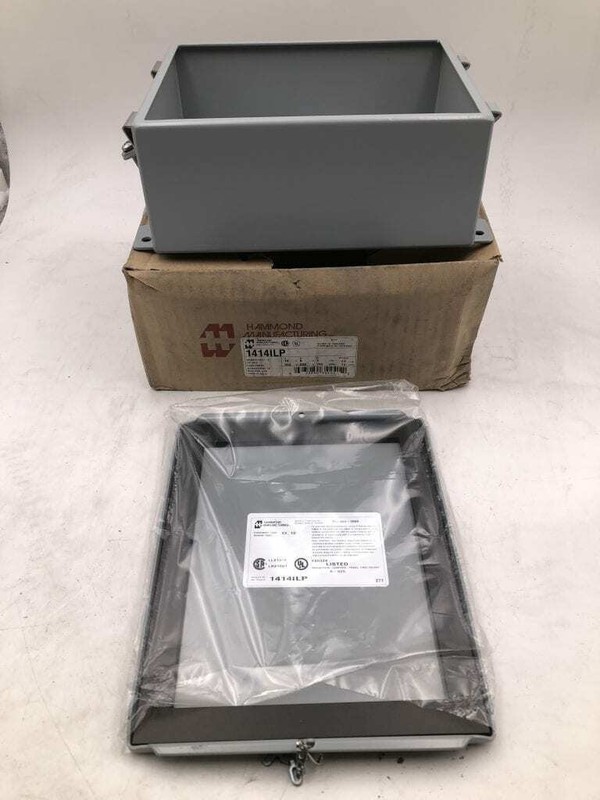 Hammond Manufacturing 1414ILP Steel Junction Box Electrical Enclosure