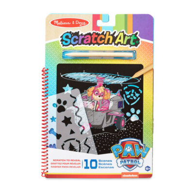 Melissa & Doug 33260 PAW Patrol Scratch Art Pad ''Skye'' Kratzblock