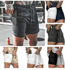 Men's Sports Training Running Bodybuilding Workout Fitness Shorts Pants Workout