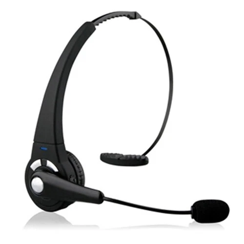 Wireless Headphone Hands-free Boom Microphone Mono Headset for Cell Phones