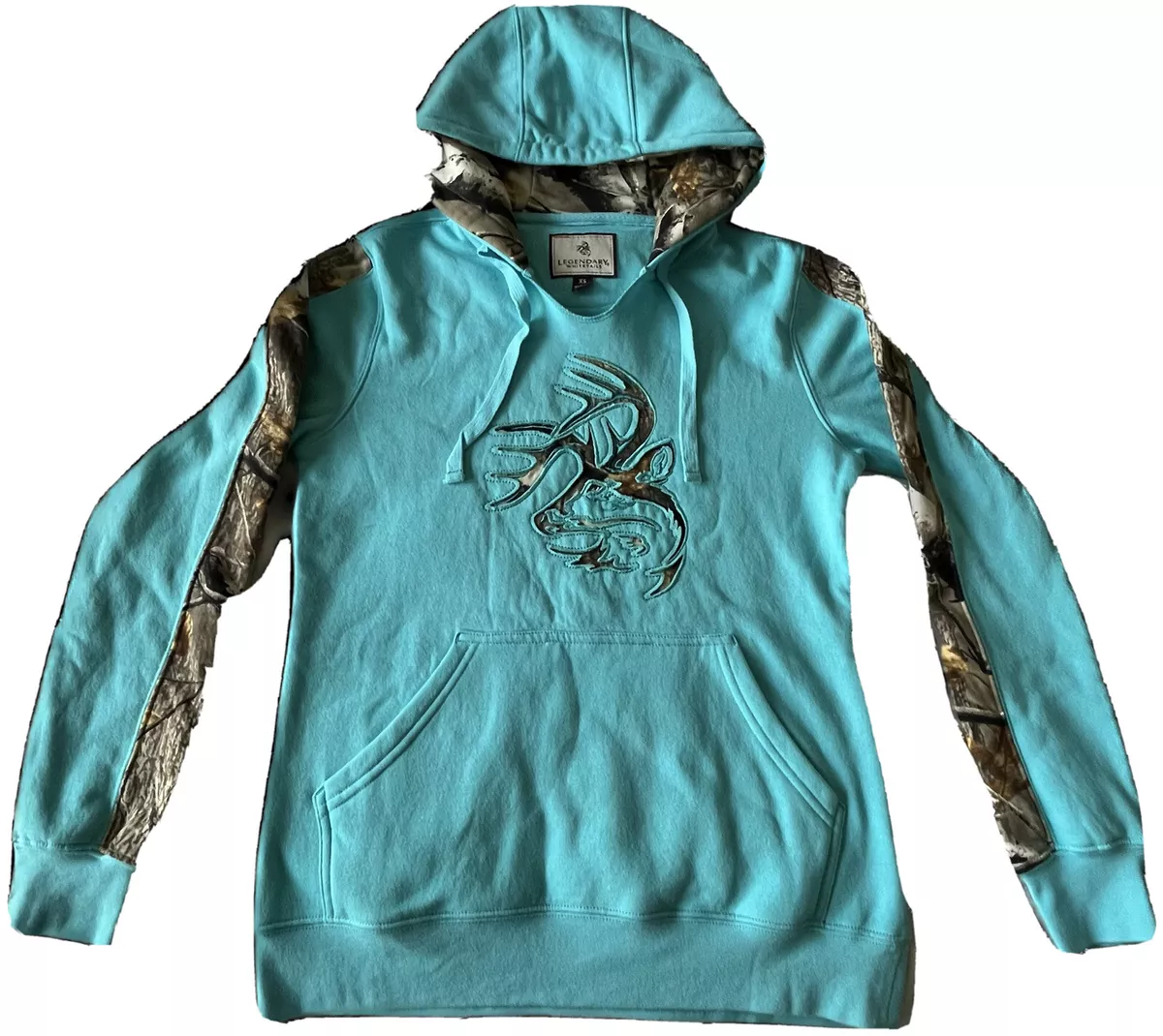 Legendary whitetails women's top camo outfitter hoodie