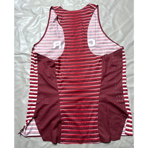 Nike men's size Large Pro Elite Qatar Track & Field Running Singlet CI8115-611 - Picture 2 of 8