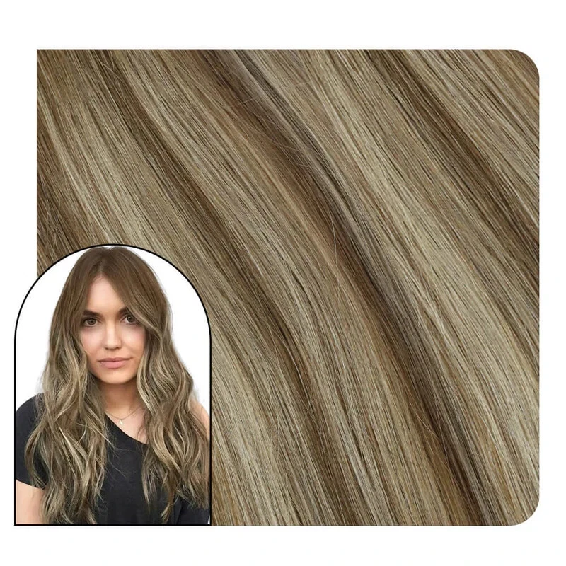 Extensions, Ugeat Tape In Echthaar, 50 cm, 20 Stück, versch. Farben