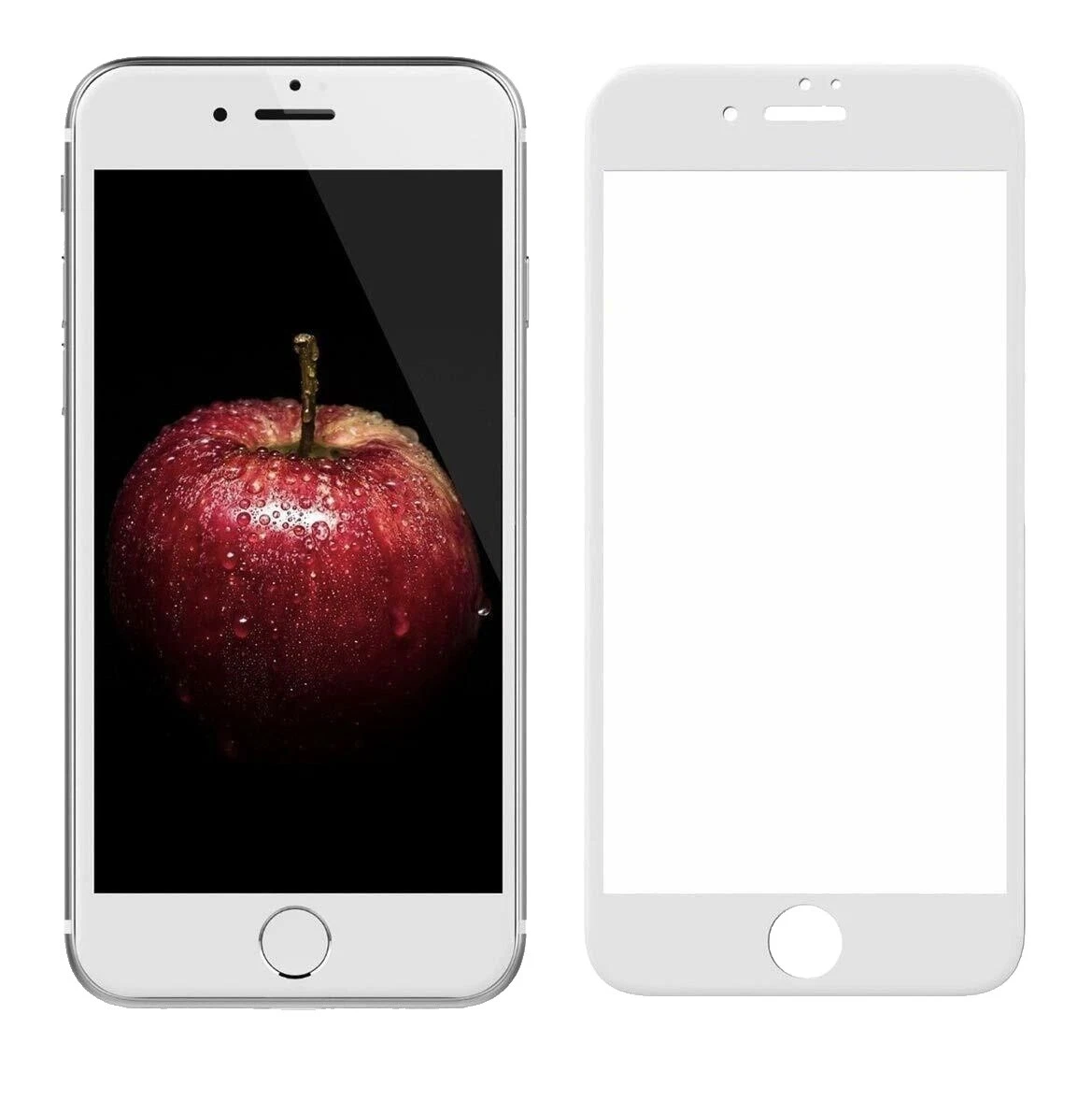 Protectores de pantalla de vidrio templado Blanco Para Apple iPhone 8 Plus