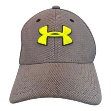 Under Armour Youth Baseball Hat Cap Gray Stretch