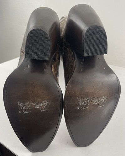 Dan Post modische Stiefel Jilted Schaft Leder braun Damengröße 8 M - Bild 9 von 11