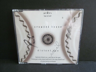 CROWDED HOUSE - Distant Sun - Signed! - UK CD Single - Part 2 of 2-Part Set