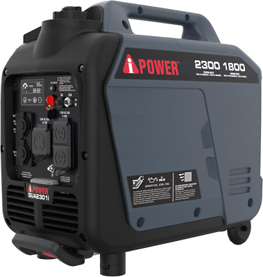 A-iPower 2,300-W Portable RV Ready Gas Inverter Generator, CO Sensor Ultra-Light