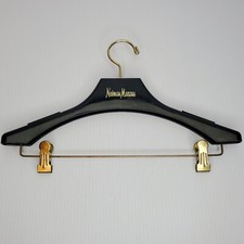 Vtg Neiman Marcus Plastic Hangers Clips Lot 3 Pant Suit Dress Hollywood Regency