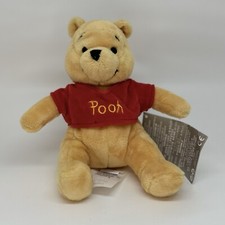 Disney Store Exclusive Winnie The Pooh 6 Plush Teddy Bear Embroidered Shirt NWT