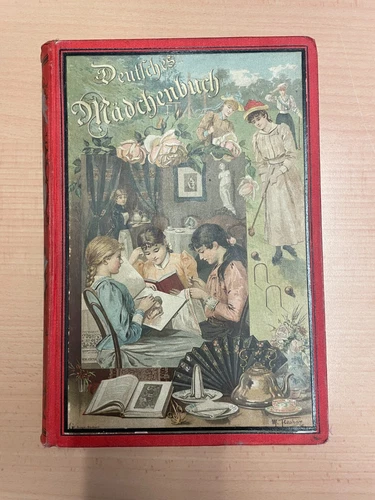CHILDREN'S BOOK GERMAN GIRL BOOK NO. 2 BY FRIEDA SCHANZ AROUND 1900 CONDITION 2