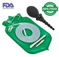 Easy Enema Bag Kit - At Home Silicone Fda Approved Enema System With Bonu... Easy Enema Bag Kit - At Home Silicone Fda Approved Enema System With Bonu...