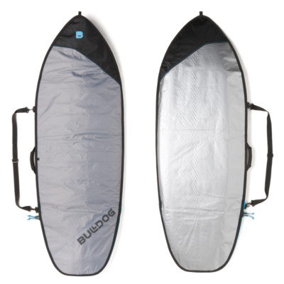 Bulldog Essential Fish Surfboardtasche 5mm NEU Tag Reise Groveller mittellang