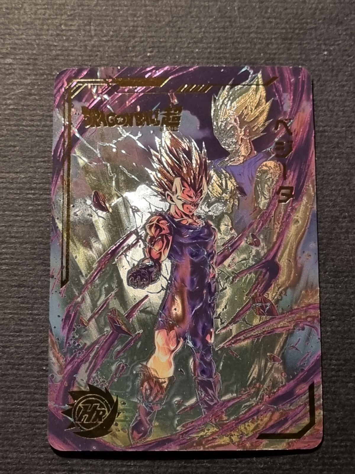 MAJIN VEGETA - DRAGON BALL SUPER - 1ST ANNIVERSARY -HOLO CARD -OTTIME CONDIZIONI