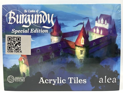 AWAKEN REALMS The Castles of Burgundy: Special Edition ACRYLIC TILES Kickstarter Exclusive