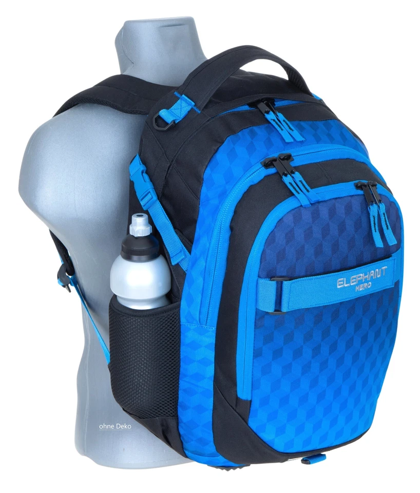 Rucksack Jungen Elephant Signature Hero Schulrucksack Ranzen 12868 Dark Cube +r - Bild 3 von 4