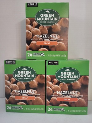 3x 24-K-Cup Green Mountain Coffee Hazelnut 2/10/25-8/7/25, Total 72 Pods