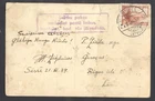 13377 Latvia,1939,Christmas greatings card from Ventspils to Livani with post sl